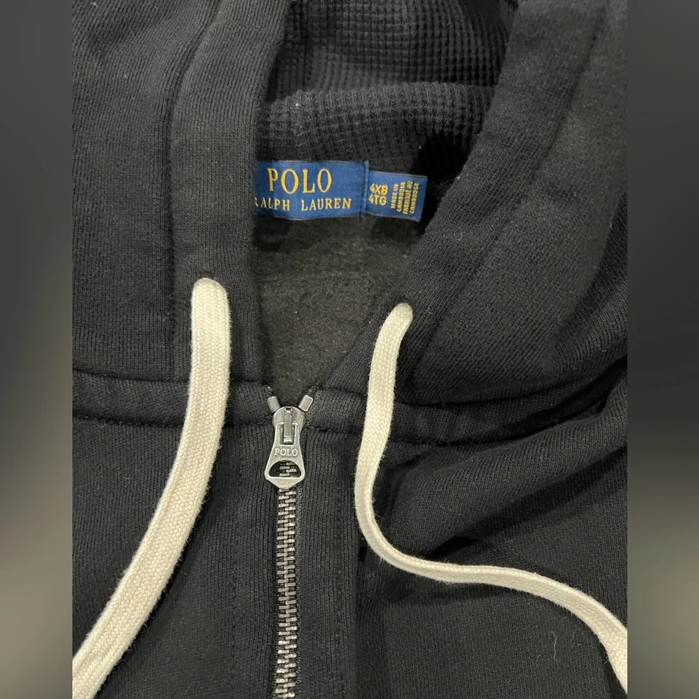 Ralph Lauren Black Zip-Up Sweater - Picture 3 of 4
